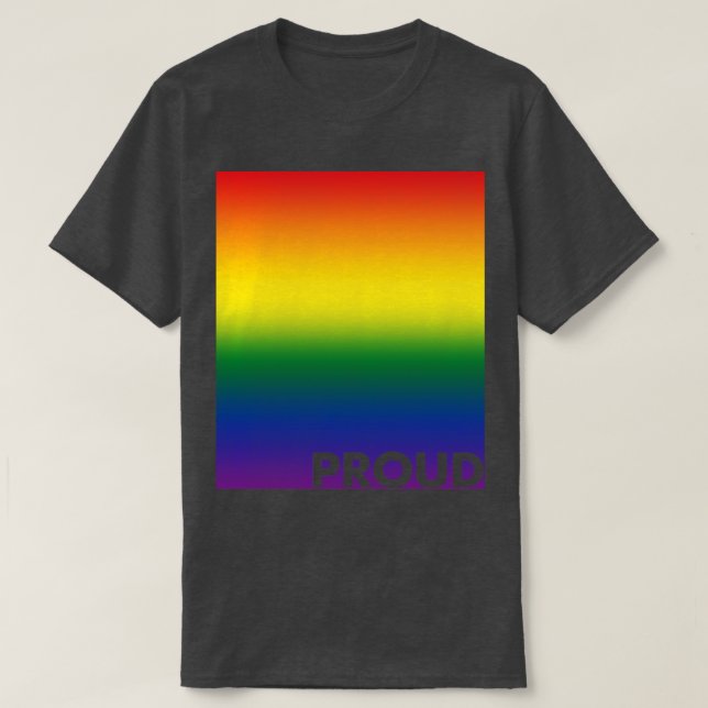 Rainbow Pride Flag T-Shirt (Design Front)