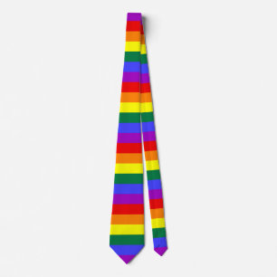 Rainbow Pride Flag Tie