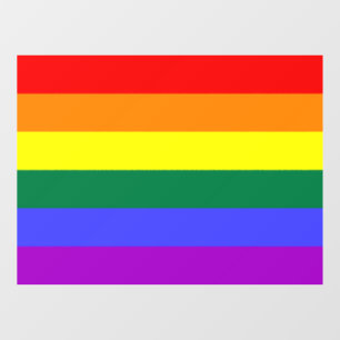 Rainbow Pride Flag Window Cling