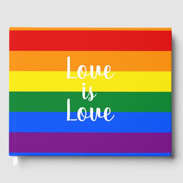 Rainbow pride - guest book (Front)