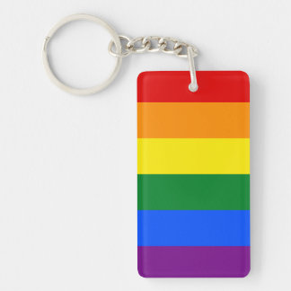 Rainbow Pride Keychain