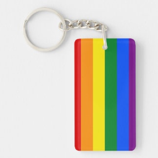 Rainbow Pride Keychain