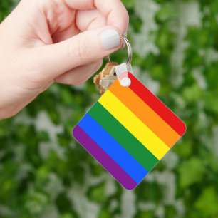 Rainbow Pride Keychain