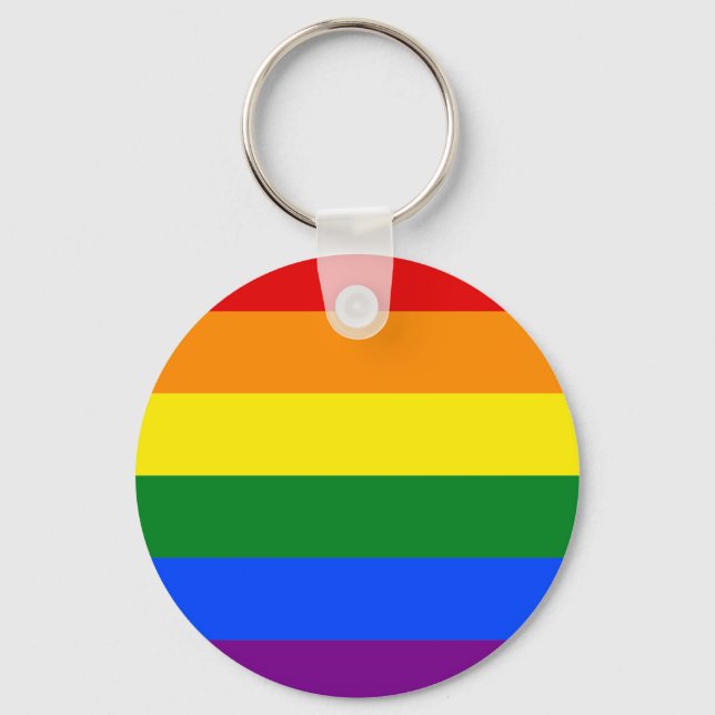 Rainbow Pride Keyring (Front)
