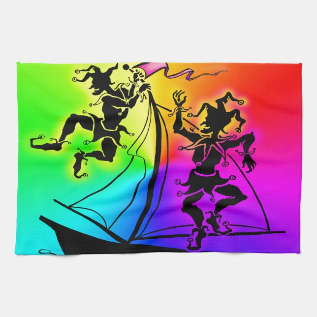 Rainbow Pride Kitchen Towel (Horizontal)