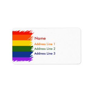 Rainbow Pride Label