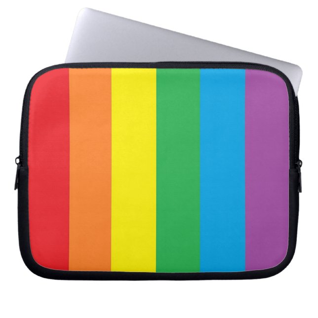 "Rainbow Pride"  Laptop Sleeve (Front)