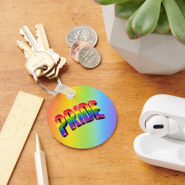Rainbow PRIDE LGBTQIA+ Community Keychain (Desk)