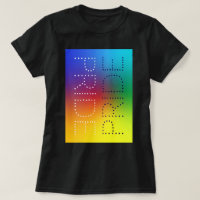 Rainbow Pride Love Chic Customized Typography