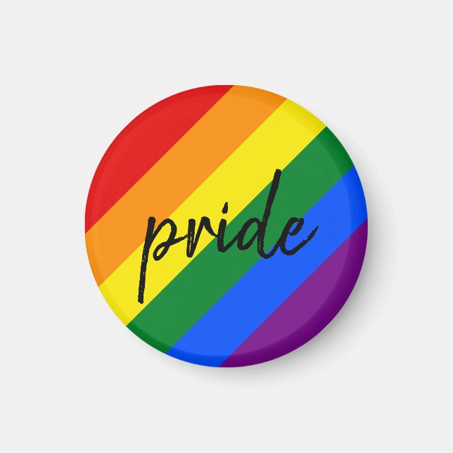 Rainbow Pride Magnet (Front)