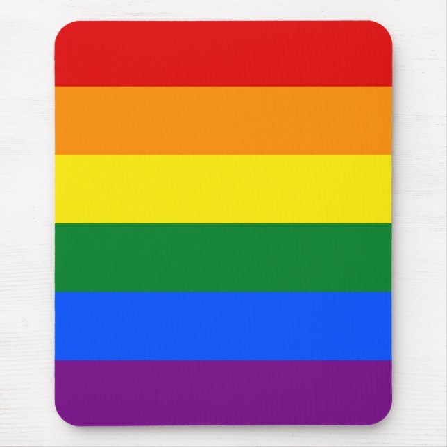 Rainbow Pride Mouse Pad (Front)