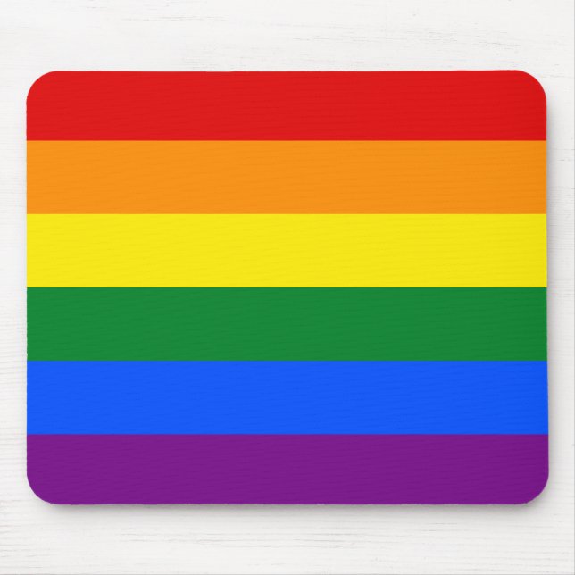 Rainbow Pride Mouse Pad (Front)