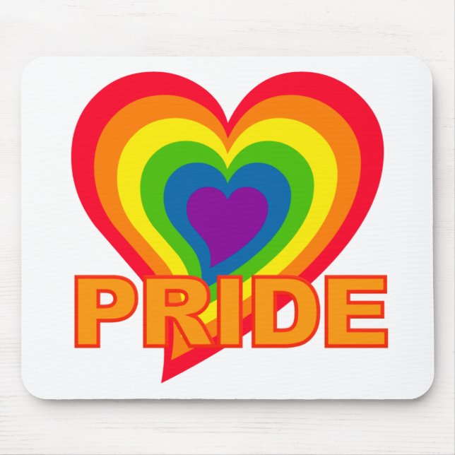 Rainbow Pride mousepad (Front)