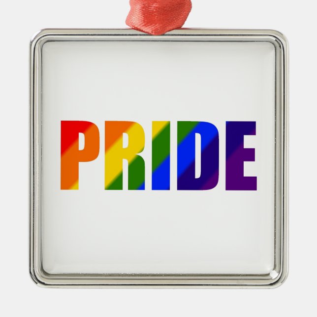 rainbow pride ornament (Front)
