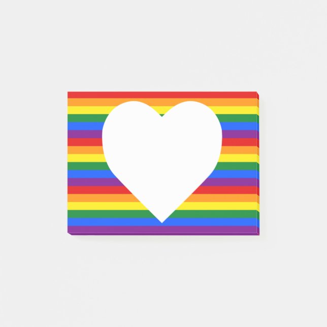Rainbow Pride Post-it Notes (Front)