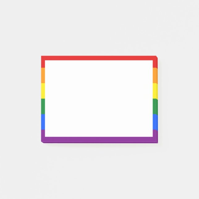 Rainbow Pride Post-it Notes (Front)