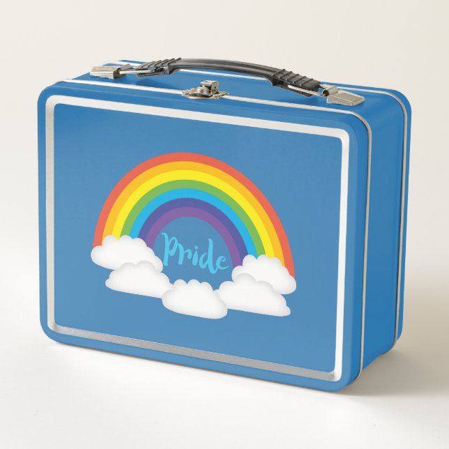 Rainbow Pride Retro Nostalgia Lunchbox (Front)