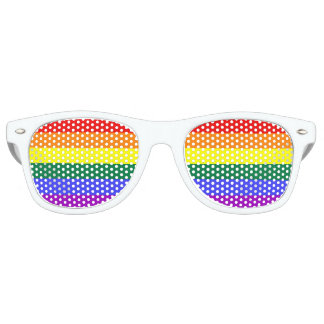 Rainbow Pride Retro Sunglasses