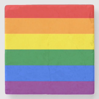 Rainbow Pride Stone Coaster