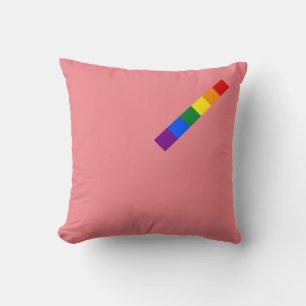 Rainbow Pride Throw Pillow