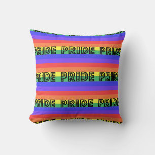 Rainbow Pride Throw Pillow