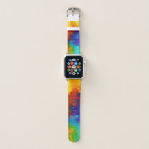 Rainbow Pride Tie Dye Apple Watch Band