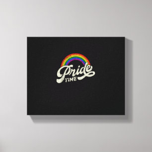 Rainbow, Pride Time, LGBT Tank Top Canvas Print