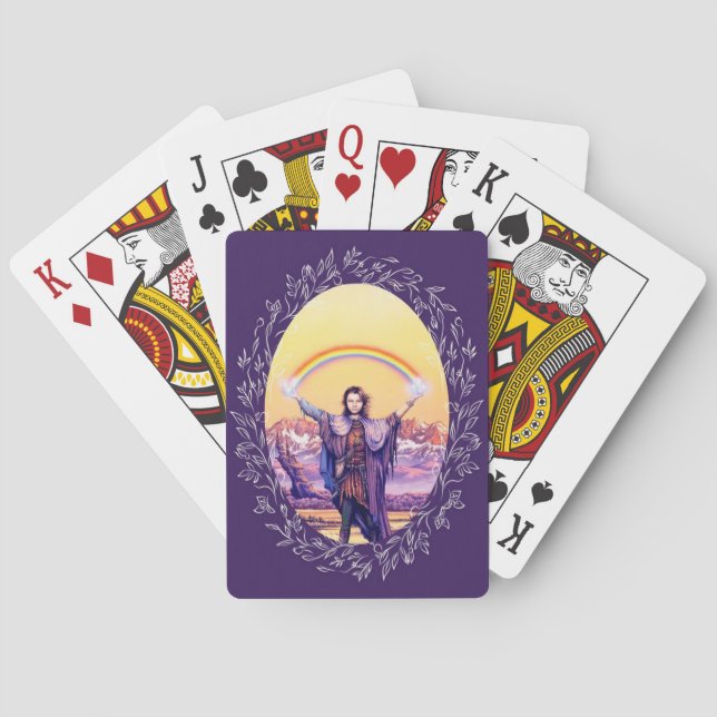 Rainbow Prince Art Playing Cards (Back)