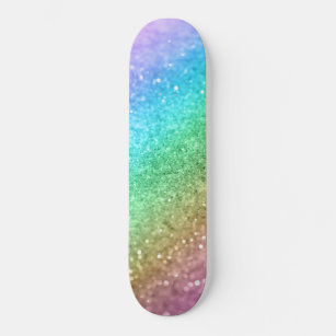 Rainbow Princess Glitter #1 #shiny Skateboard