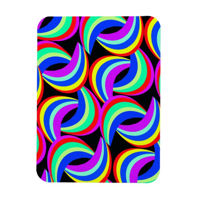 Rainbow Print Magnet (Vertical)