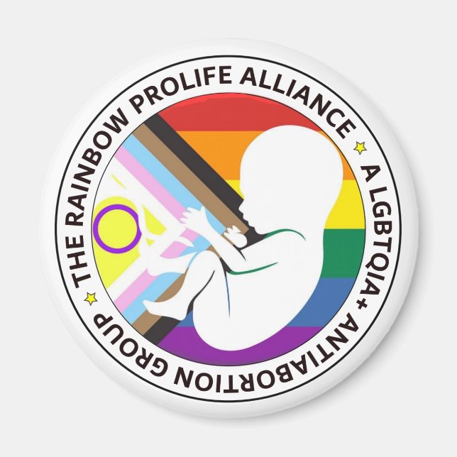 Rainbow Pro Life Alliance Magnets (Front)