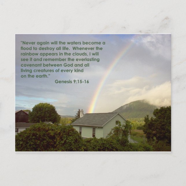 Rainbow Promise Postcard (Front)