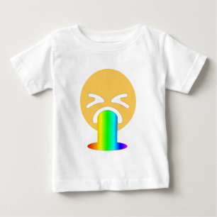 rainbow puke emoji baby T-Shirt