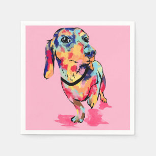 Rainbow Pup Napkin