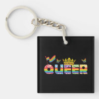 Rainbow Queer Crown with Flag and Butterflies