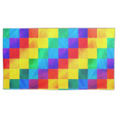 Rainbow Quilt Pillowcase (Front-Left)