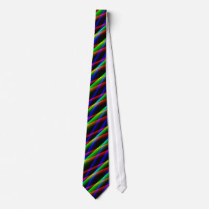 Rainbow Quilted Stripe Tie