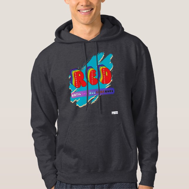 Rainbow R.E.D. Sweat - shirt à capuche - Honneur A (Devant)