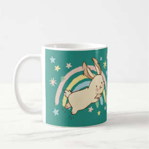 Rainbow Rabbit Coffee Mug