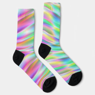 Rainbow Rain Crew Socks
