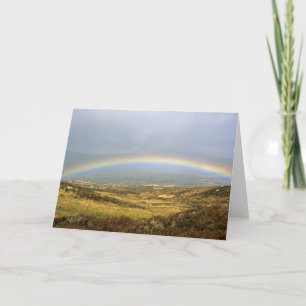 Rainbow Rannoch Moor Scotland Postcard