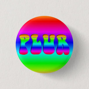Rainbow Rave "PLUR" Pin