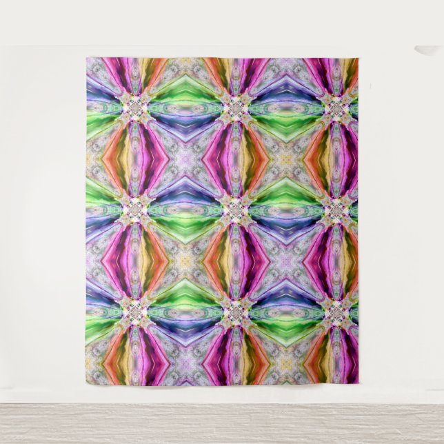 Rainbow Rays Tapestry (Front)
