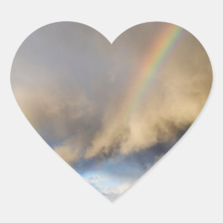 rainbow rebellion heart sticker