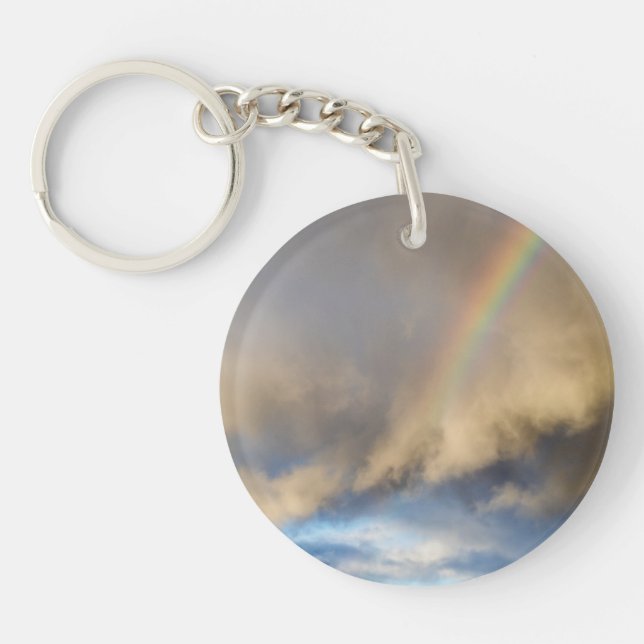 rainbow rebellion keychain (Front)