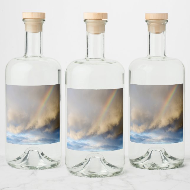 rainbow rebellion liquor bottle label (Bottles)