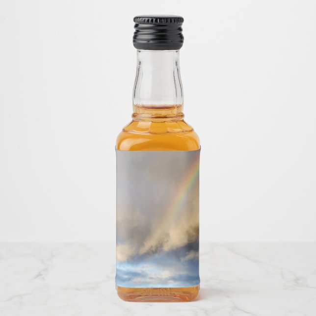 rainbow rebellion liquor bottle label (Front)
