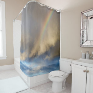 rainbow rebellion shower curtain