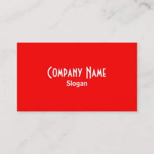 Rainbow Red Business Card