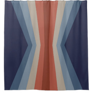 Rainbow reflection in retro style